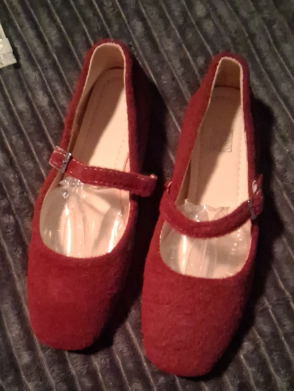 🎯NEW! Burgundy Red Mary Jane Flats Sz 6.5 - Picture 5 of 7